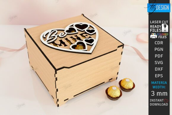 Download Valentine's Day Gift Box Laser Cut | CNC - Laser cut Collection