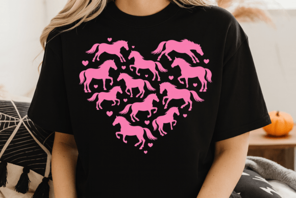 Download Pink Horse Silhouette Valentine PNG - Premium Resources
