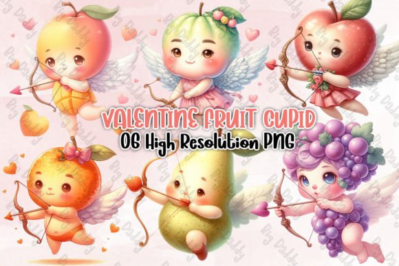 Download Valentine Fruit Cupid Clipart PNG - Premium Resources