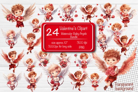 Download Baby Angel Bundle PNG Boy Cupid Clipart - Cupid clipart Collection