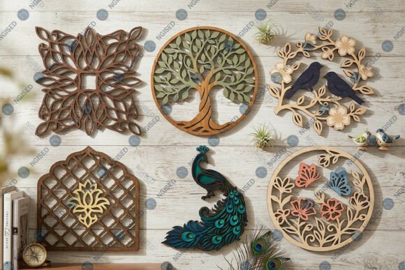 Download Laser Cut Wall Decor Bundle SVG - Laser cut Collection