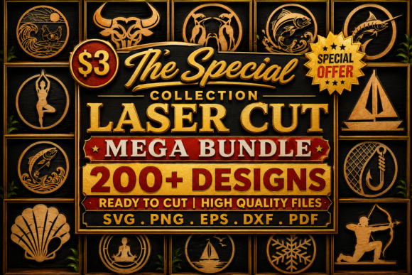 Download The Special Laser Cut Mega SVG Bundle - Laser cut Collection