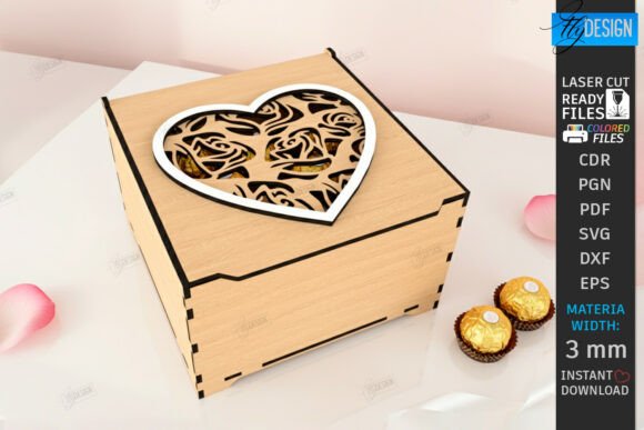 Download Valentine's Day Gift Box Laser Cut | CNC - Laser cut Collection